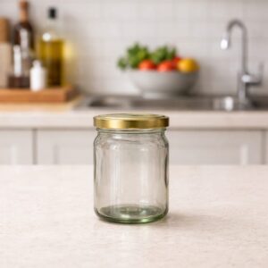 400 ML PLAIN GLASS JAR