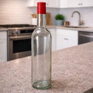 375ML TRANSPARENT WINE BOTTLE