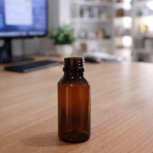 30ML AMBER PET BOTTLE