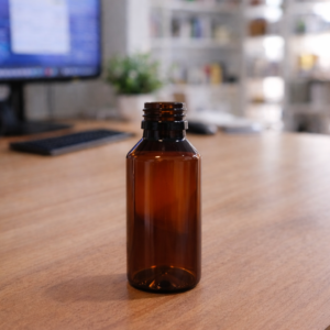100ML AMBER PET BOTTLE