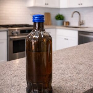 200ML AMBER GLASS BOTTLE